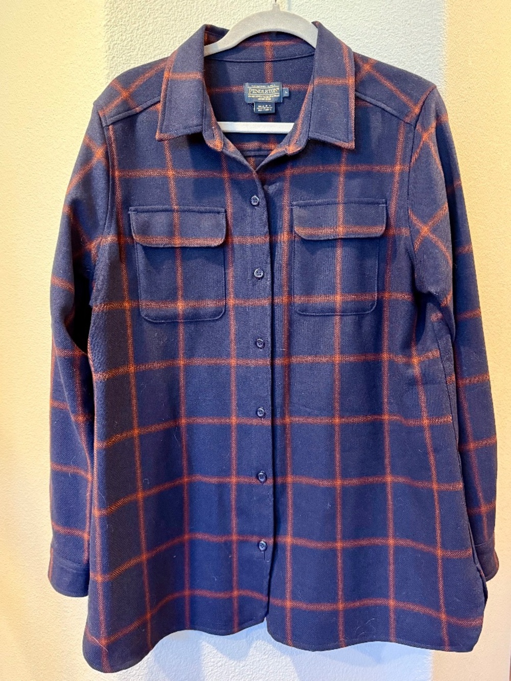 Pendleton 100% Wool Board Shirt Flannel - Size L